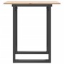 Mesa de comedor marco O madera maciza pino y acero 60x60x75 cm von , Küchen- und Esstische - Ref: Foro24-3282670, Preis: 85,7...