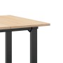Mesa de comedor marco O madera maciza pino y acero 60x60x75 cm von , Küchen- und Esstische - Ref: Foro24-3282670, Preis: 85,7...