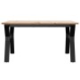 Mesa de centro marco Y madera maciza pino y acero 90x90x45 cm von , Küchen- und Esstische - Ref: Foro24-3282709, Preis: 100,5...