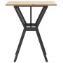 Mesa de comedor marco Y madera maciza pino y acero 60x60x75 cm von , Küchen- und Esstische - Ref: Foro24-3282714, Preis: 80,3...