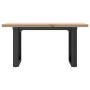 Mesa de centro marco O madera maciza pino y acero 80x50x40,5 cm von , Küchen- und Esstische - Ref: Foro24-3282728, Preis: 78,...