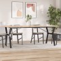 Mesa de comedor marco Y madera maciza pino y acero 200x100x75cm von , Küchen- und Esstische - Ref: Foro24-3282723, Preis: 200...