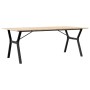 Mesa de comedor marco Y madera maciza pino y acero 200x100x75cm von , Küchen- und Esstische - Ref: Foro24-3282723, Preis: 200...