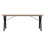 Mesa de comedor marco Y madera maciza pino y acero 200x100x75cm von , Küchen- und Esstische - Ref: Foro24-3282723, Preis: 200...