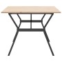 Mesa de comedor marco Y madera maciza pino y acero 200x100x75cm von , Küchen- und Esstische - Ref: Foro24-3282723, Preis: 200...