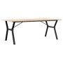 Mesa de comedor marco Y madera maciza pino y acero 200x100x75cm von , Küchen- und Esstische - Ref: Foro24-3282723, Preis: 200...