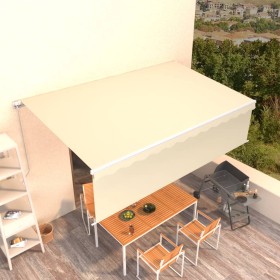 Manual retractable awning with anthracite blind 5x3 m by vidaXL, Awnings - Ref: Foro24-3069337, Price: 522,44 €, Discount: %