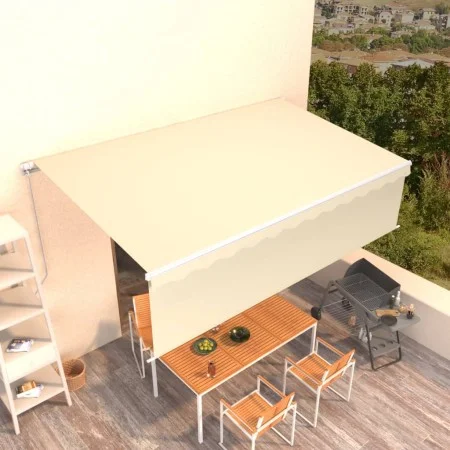 Toldo retráctil manual con persiana antracita 5x3 m de vidaXL, Toldos - Ref: Foro24-3069337, Precio: 453,54 €, Descuento: %