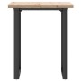 Mesa de comedor marco O madera maciza pino y acero 70x70x75,5cm von , Küchen- und Esstische - Ref: Foro24-3282737, Preis: 91,...