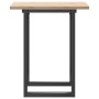 Mesa de comedor marco O madera maciza pino y acero 70x70x75,5cm von , Küchen- und Esstische - Ref: Foro24-3282737, Preis: 91,...