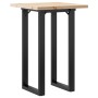 Mesa de comedor marco O madera maciza pino y acero 50x50x75,5cm von , Küchen- und Esstische - Ref: Foro24-3282735, Preis: 79,...