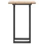 Mesa de comedor marco O madera maciza pino y acero 50x50x75,5cm von , Küchen- und Esstische - Ref: Foro24-3282735, Preis: 79,...