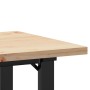 Mesa de comedor marco O madera maciza pino y acero 50x50x75,5cm von , Küchen- und Esstische - Ref: Foro24-3282735, Preis: 79,...