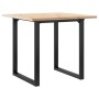 Mesa de comedor marco O madera maciza pino y acero 90x90x75,5cm von , Küchen- und Esstische - Ref: Foro24-3282740, Preis: 116...