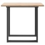 Mesa de comedor marco O madera maciza pino y acero 90x90x75,5cm von , Küchen- und Esstische - Ref: Foro24-3282740, Preis: 116...