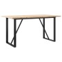 Mesa de comedor marco O madera maciza pino acero 140x80x75,5 cm von , Küchen- und Esstische - Ref: Foro24-3282742, Preis: 155...