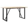 Mesa de comedor marco O madera maciza pino acero 140x80x75,5 cm von , Küchen- und Esstische - Ref: Foro24-3282742, Preis: 155...