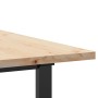 Mesa de comedor marco O madera maciza pino acero 140x80x75,5 cm von , Küchen- und Esstische - Ref: Foro24-3282742, Preis: 155...