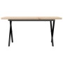 Mesa de centro marco X madera maciza pino y acero 100x50x45,5cm von , Küchen- und Esstische - Ref: Foro24-3282754, Preis: 82,...