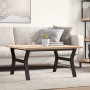 Mesa de centro marco Y madera maciza pino y acero 90x90x45,5 cm von , Küchen- und Esstische - Ref: Foro24-3282775, Preis: 113...