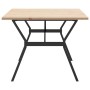 Mesa de comedor marco Y madera maciza pino acero 200x100x75,5cm von , Küchen- und Esstische - Ref: Foro24-3282789, Preis: 221...