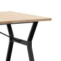 Mesa de comedor marco Y madera maciza pino acero 200x100x75,5cm von , Küchen- und Esstische - Ref: Foro24-3282789, Preis: 221...