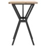 Mesa de comedor marco Y madera maciza pino y acero 80x50x75,5cm von , Küchen- und Esstische - Ref: Foro24-3282782, Preis: 90,...