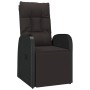 Set de comedor de jardín 9 pzas y cojines ratán sintético negro by , Garden sets - Ref: Foro24-3277649, Price: 1,00 €, Discou...