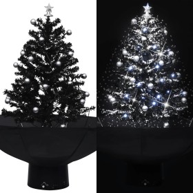 Árbol de Navidad con nieve con base de paraguas PVC negro 75 cm von , Weihnachtsbäume - Ref: Foro24-289931, Preis: 99,90 €, R...