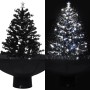 Árbol de Navidad con nieve con base de paraguas PVC negro 75 cm de , Arboles de navidad - Ref: Foro24-289931, Precio: 101,85 €