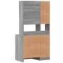 Mueble de cocina madera de ingeniería gris Sonoma 95x50x180 cm von , Küchenschränke - Ref: Foro24-3276537, Preis: 271,57 €, R...