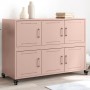 Aparador de acero rosa 100,5x39x72 cm de , Aparadores - Ref: Foro24-846741, Precio: 173,08 €, Descuento: %