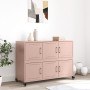 Aparador de acero rosa 100,5x39x72 cm de , Aparadores - Ref: Foro24-846741, Precio: 173,08 €, Descuento: %