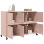 Aparador de acero rosa 100,5x39x72 cm de , Aparadores - Ref: Foro24-846741, Precio: 173,08 €, Descuento: %
