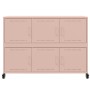 Aparador de acero rosa 100,5x39x72 cm de , Aparadores - Ref: Foro24-846741, Precio: 173,08 €, Descuento: %