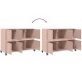 Aparador de acero rosa 100,5x39x72 cm de , Aparadores - Ref: Foro24-846741, Precio: 173,08 €, Descuento: %