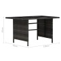 Set de sofás de jardín 4 piezas y cojines ratán sintético gris by , Garden sets - Ref: Foro24-48146, Price: 695,31 €, Discoun...
