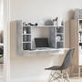 Escritorio de pared madera ingeniería gris hormigón 105x48x75cm von , Schreibtische - Ref: Foro24-847971, Preis: 78,55 €, Rab...