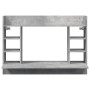 Escritorio de pared madera ingeniería gris hormigón 105x48x75cm von , Schreibtische - Ref: Foro24-847971, Preis: 78,55 €, Rab...