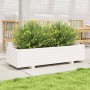 Jardinera de madera maciza de pino blanco 110x40x26,5 cm von , Töpfe und Pflanzgefäße - Ref: Foro24-847339, Preis: 112,77 €, ...