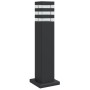 Lámpara de suelo de exterior aluminio negro 50 cm von , Außenbeleuchtung - Ref: Foro24-4006393, Preis: 49,01 €, Rabatt: %