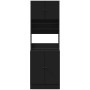 Mueble de cocina madera de ingeniería negro 60x50x180 cm von , Küchenschränke - Ref: Foro24-3276638, Preis: 193,12 €, Rabatt: %