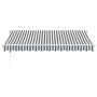 Toldo retráctil aluminio y tela antracita y blanco 3,5x2,5 m by , Awnings - Ref: Foro24-3216114, Price: 303,46 €, Discount: %