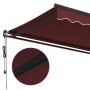 Toldo retráctil automático burdeos 600x350 cm by , Awnings - Ref: Foro24-3215012, Price: 774,24 €, Discount: %