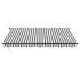 Toldo retráctil automático gris antracita y blanco 400x350 cm von , Markisen - Ref: Foro24-3215810, Preis: 448,29 €, Rabatt: %