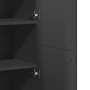 Aparador alto madera de ingeniería negro 80x35x180 cm by , Lockers and storage cabinets - Ref: Foro24-3276652, Price: 194,04 ...