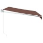 Toldo retráctil manual marrón 300x250 cm von , Markisen - Ref: Foro24-3215698, Preis: 221,01 €, Rabatt: %