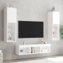 Muebles de TV de pared con LED 5 pzas madera ingeniería blanco von , TV-Möbel - Ref: Foro24-3216604, Preis: 192,34 €, Rabatt: %