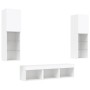 Muebles de TV de pared con LED 5 pzas madera ingeniería blanco von , TV-Möbel - Ref: Foro24-3216604, Preis: 192,34 €, Rabatt: %