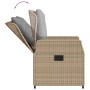 Set comedor de jardín 3 pzas con cojines ratán sintético beige von , Gartensets - Ref: Foro24-3262875, Preis: 288,88 €, Rabat...